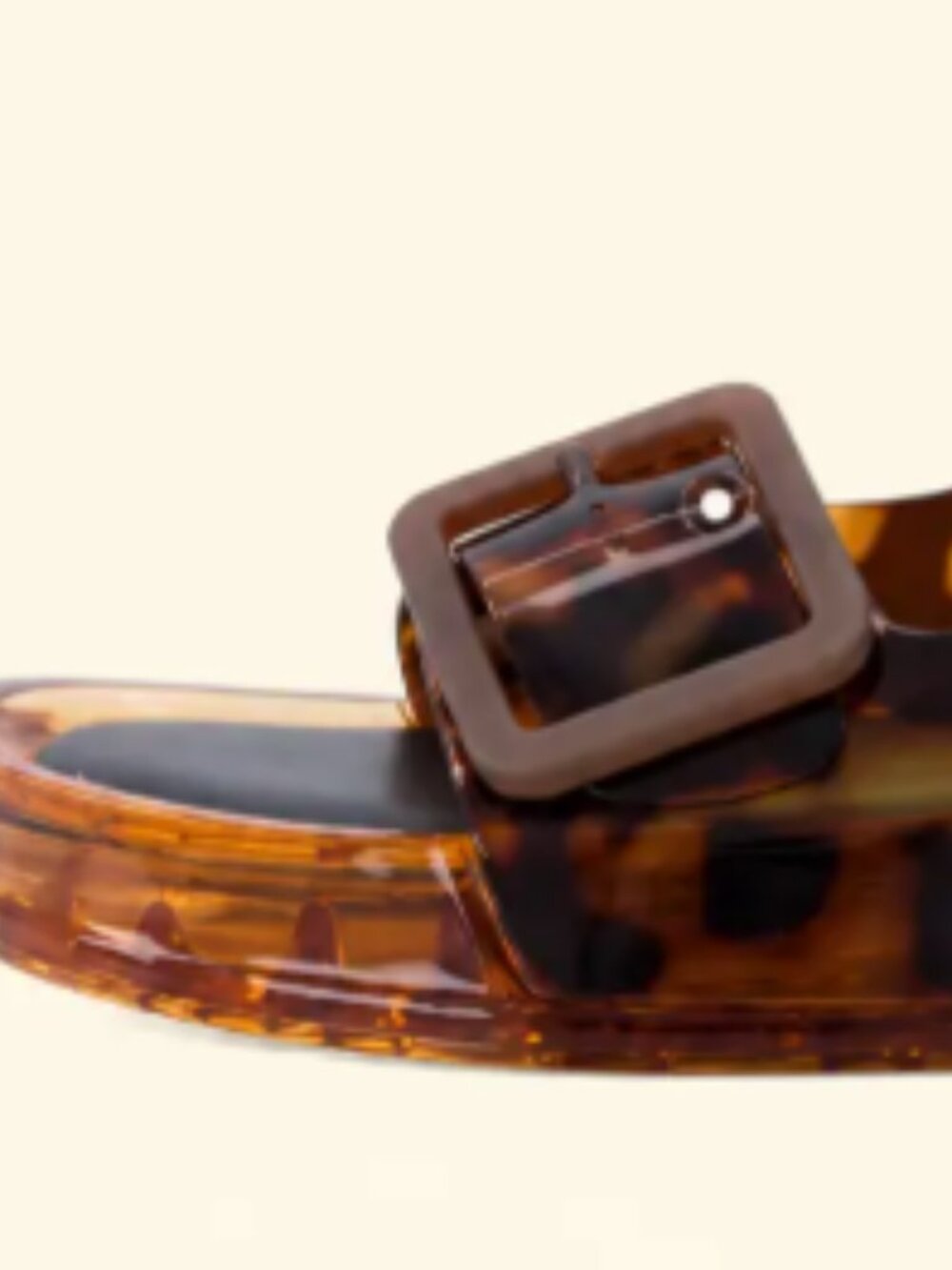 Tortoise Shell Sandels - Picture 2 of 4